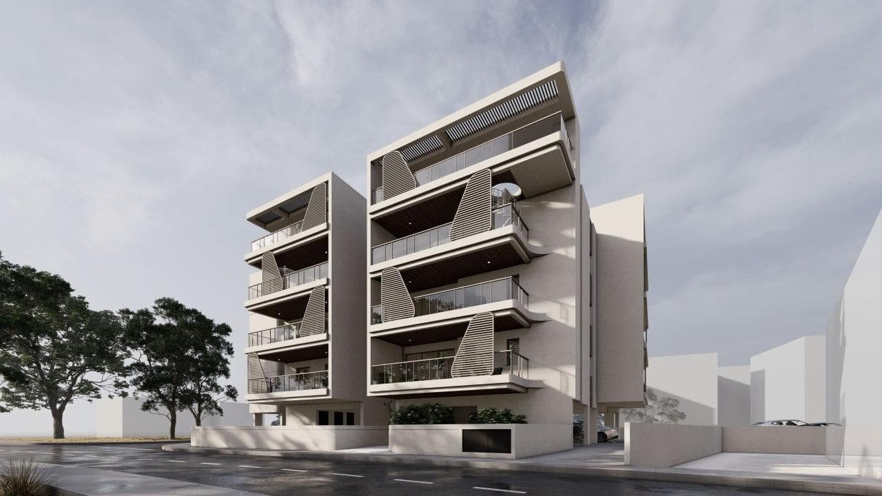 2-bedrooms apartments in Nicosia, Cyprus.