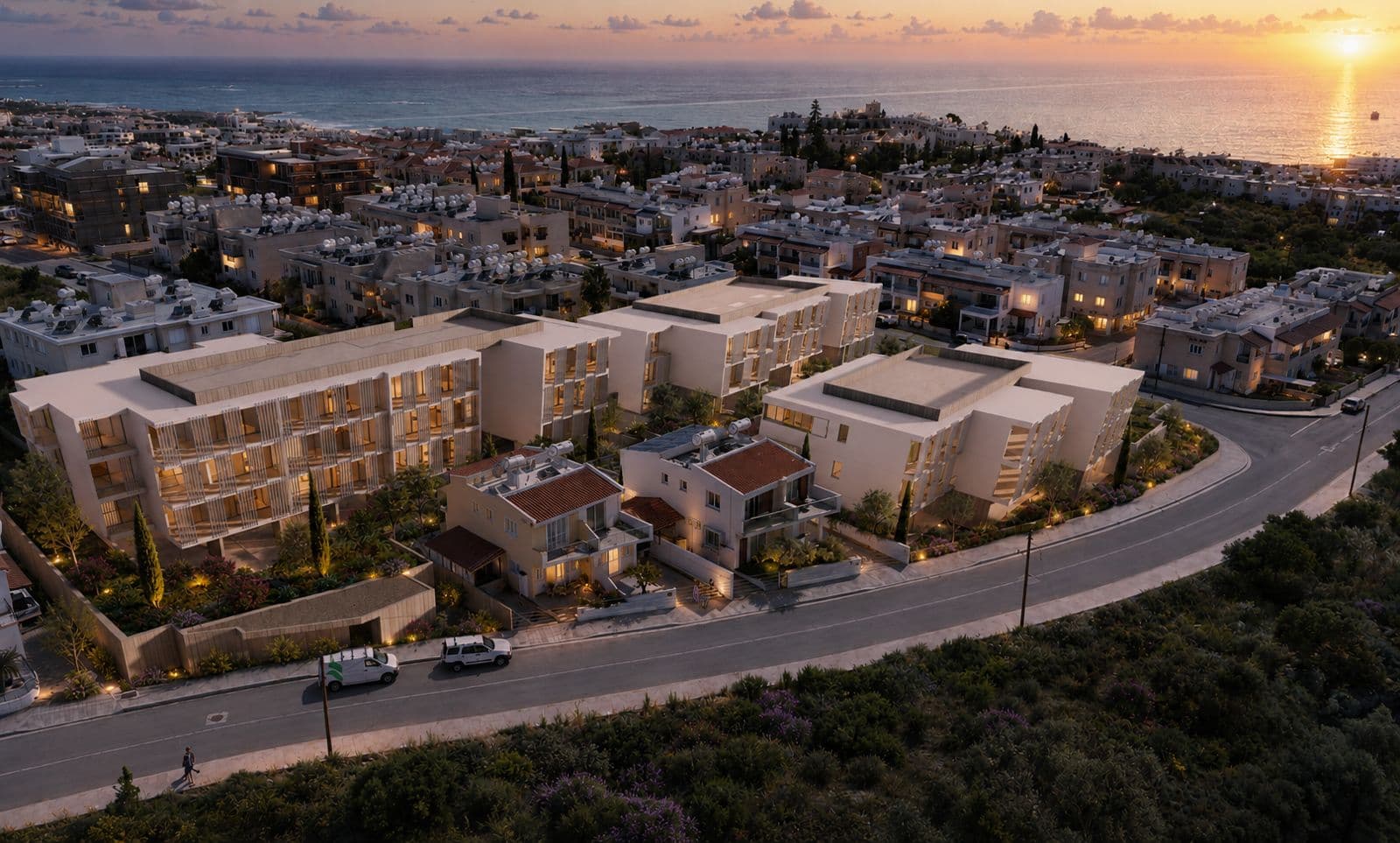 1-bedrooms apartments in Paphos, Cyprus.