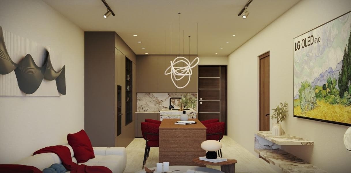 2-bedrooms apartments in Larnaca, Cyprus.