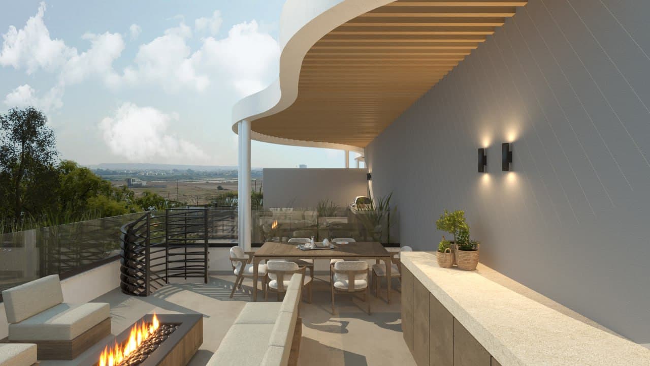 2-bedrooms apartments in Larnaca, Cyprus.