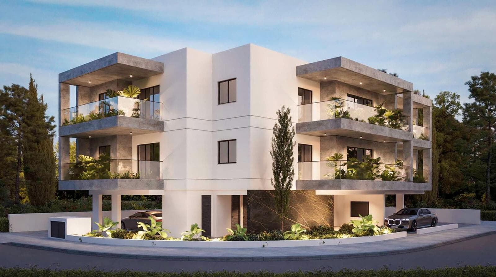 2-bedrooms apartments in Nicosia, Cyprus.