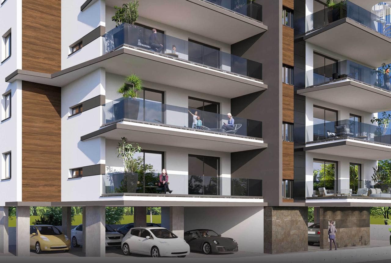 1-bedrooms apartments in Larnaca, Cyprus.