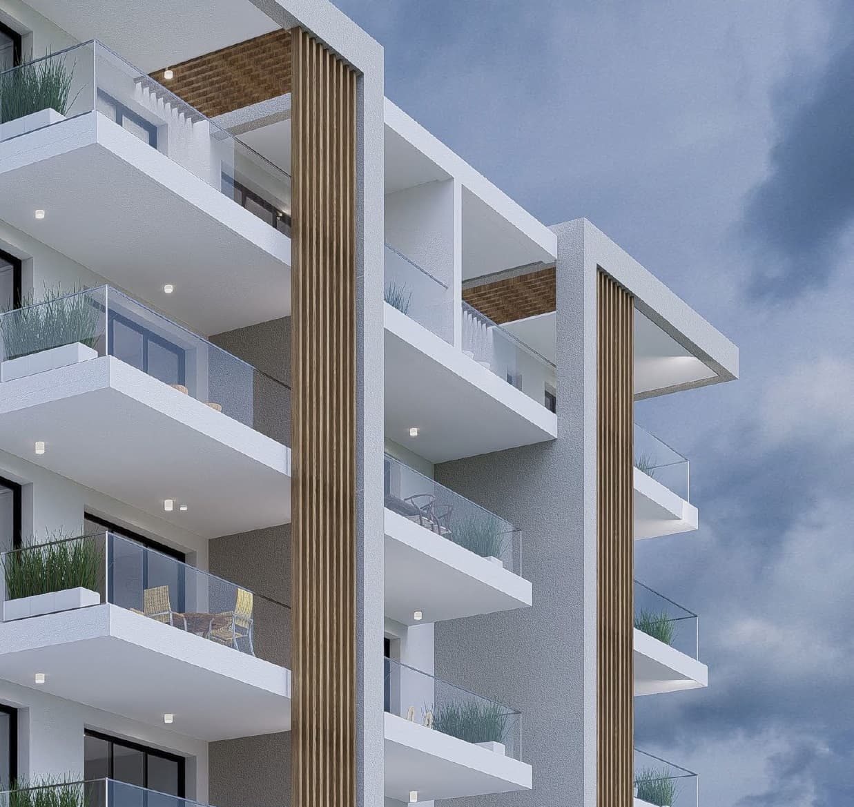 2-bedrooms apartments in Limassol, Cyprus.