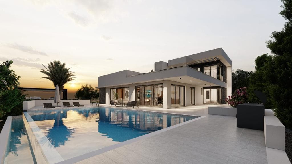 4-bedrooms house in Paphos, Cyprus.