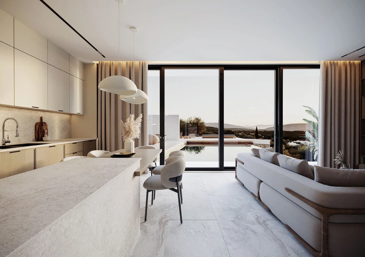 2-bedrooms house in Limassol, Cyprus.
