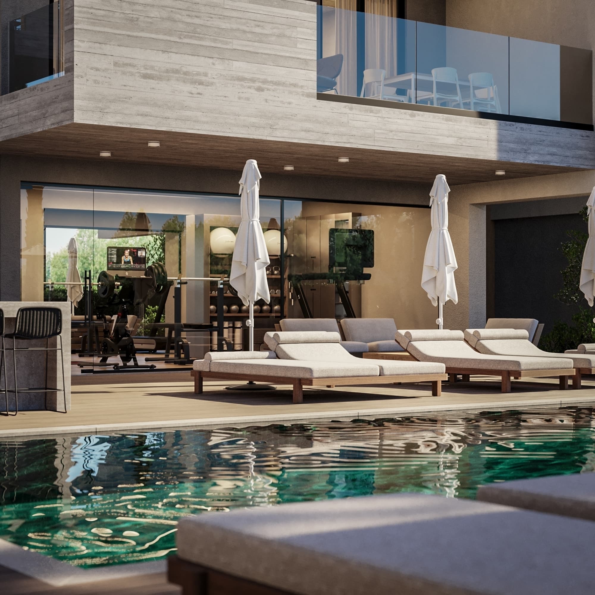 2-bedrooms apartments in Larnaca, Cyprus.