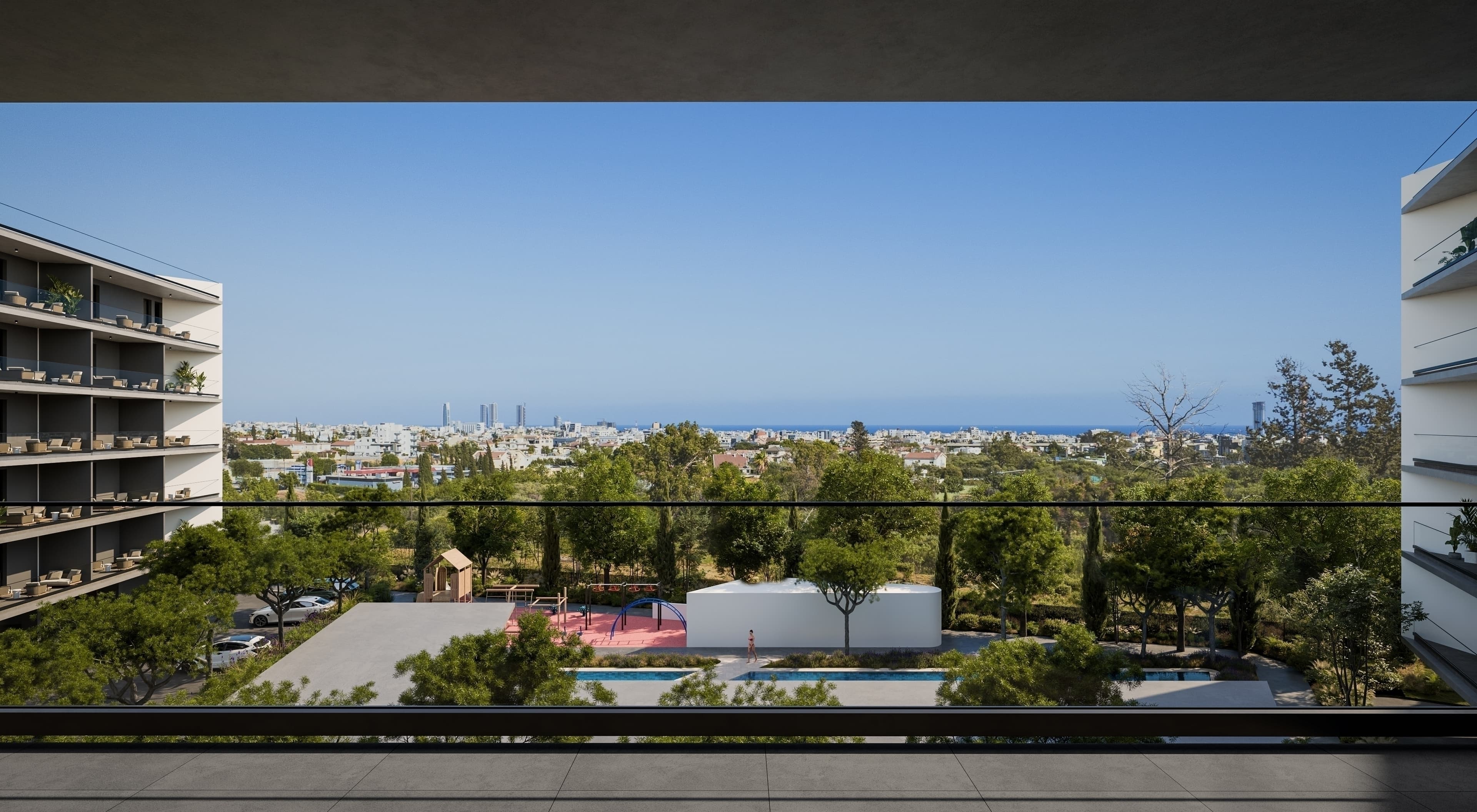 2-bedrooms apartments in Limassol, Cyprus.