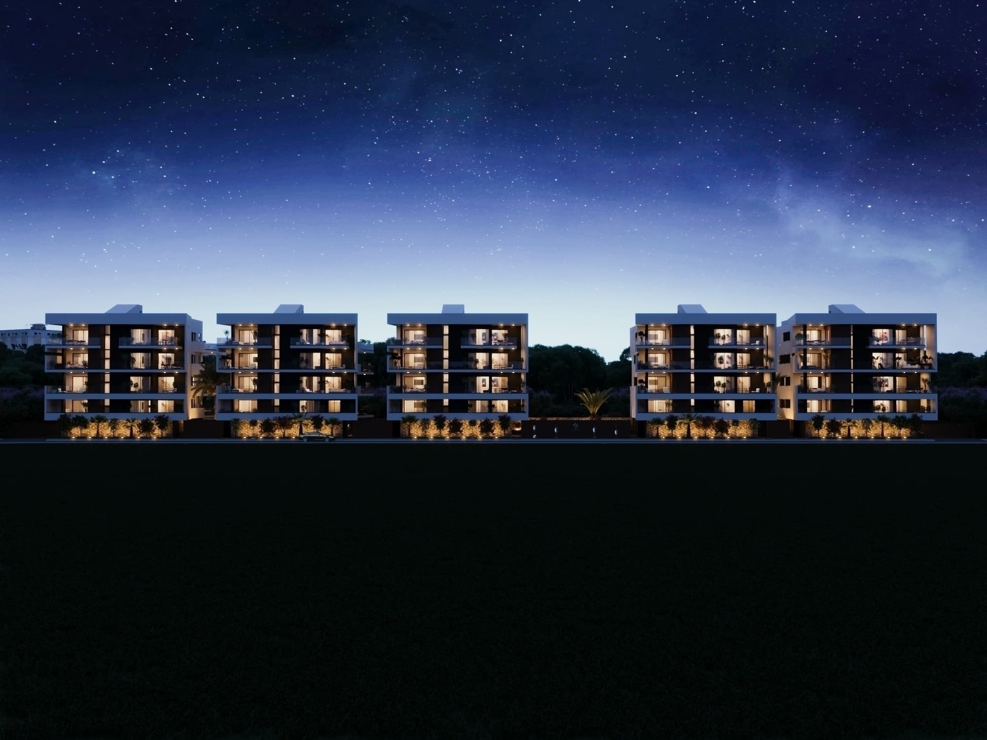 2-bedrooms apartments in Larnaca, Cyprus.