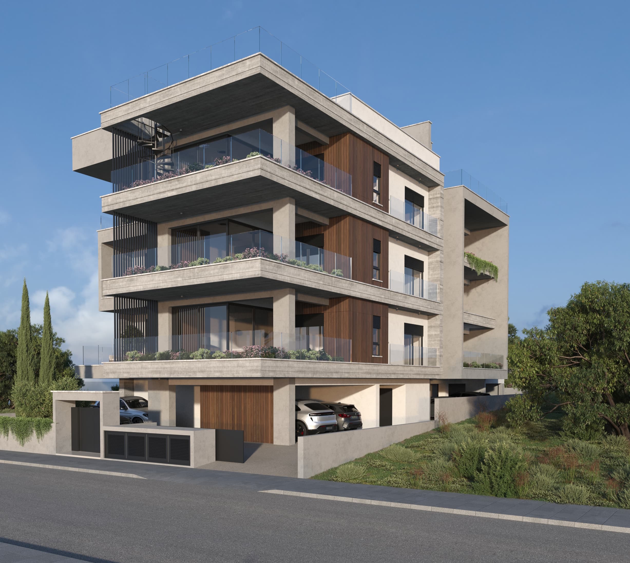 2-bedrooms apartments in Limassol, Cyprus.