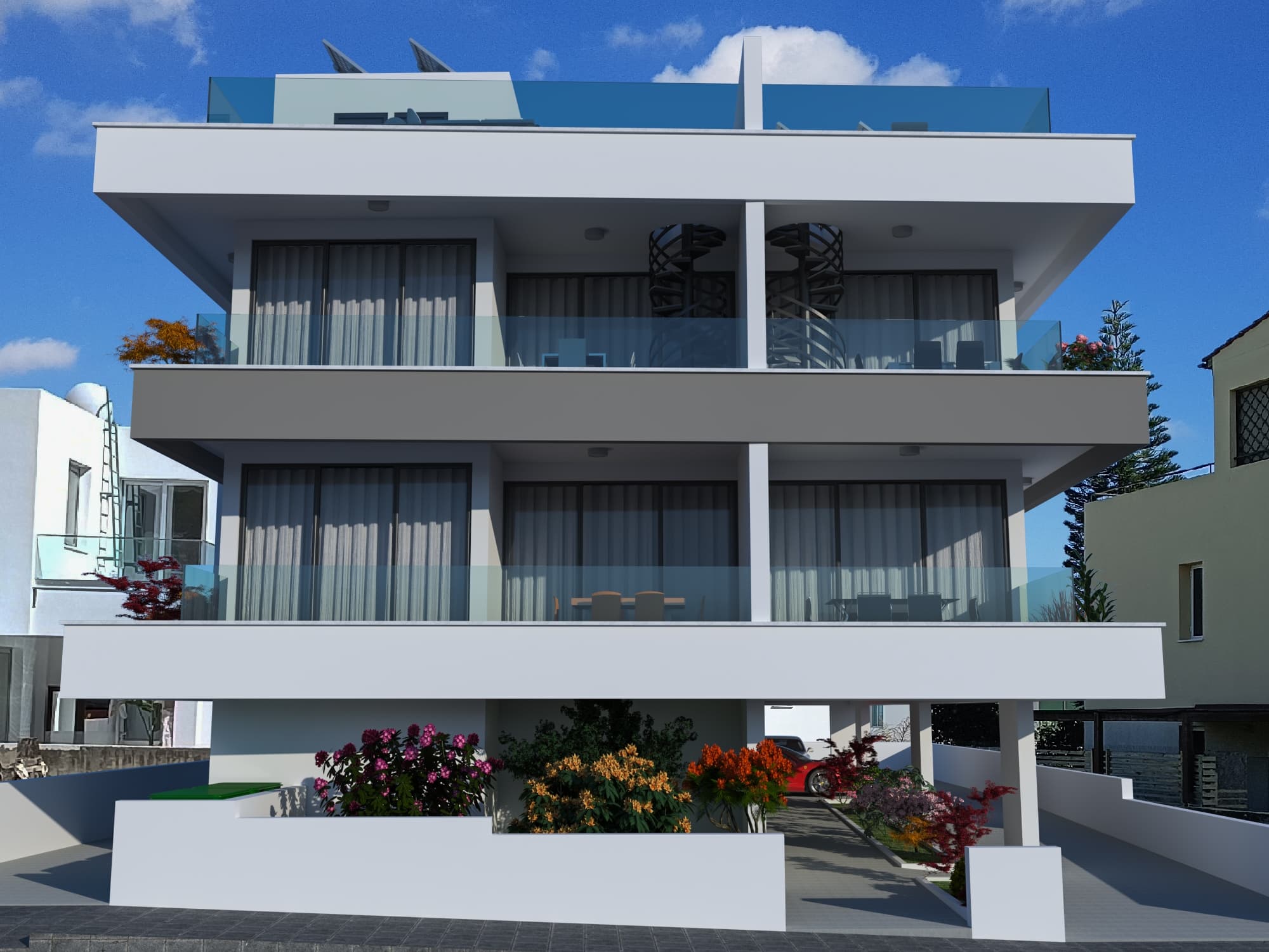 2-bedrooms apartments in Larnaca, Cyprus.