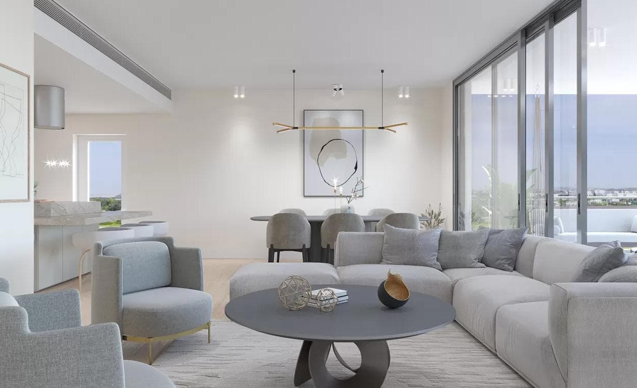 3-bedrooms apartments in Nicosia, Cyprus.