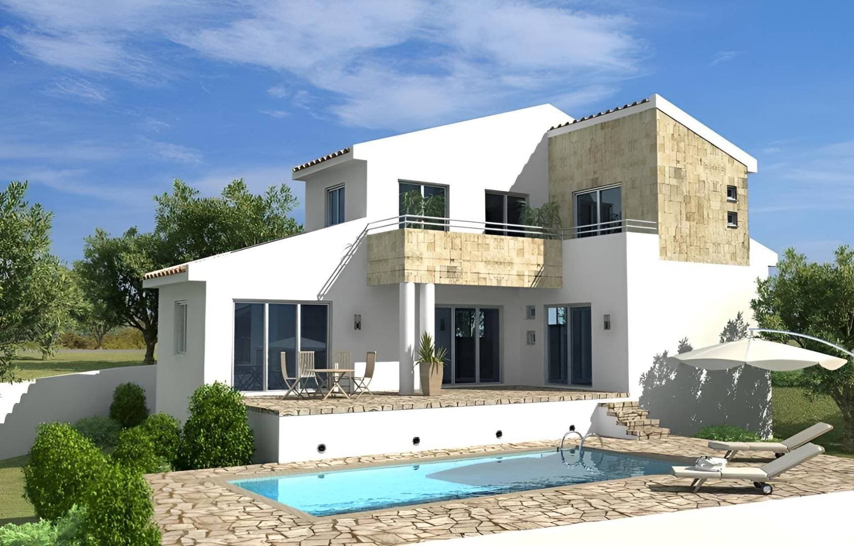 3-bedrooms house in Limassol, Cyprus.