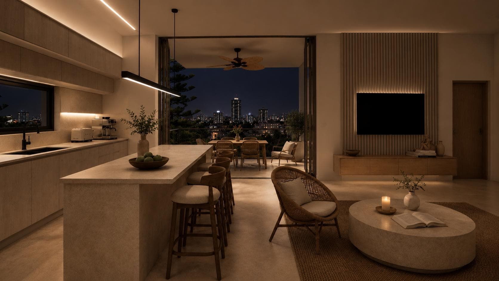 2-bedrooms apartments in Limassol, Cyprus.