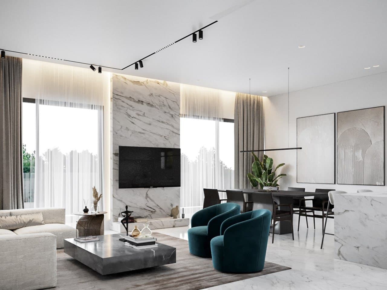 2-bedrooms apartments in Paphos, Cyprus.