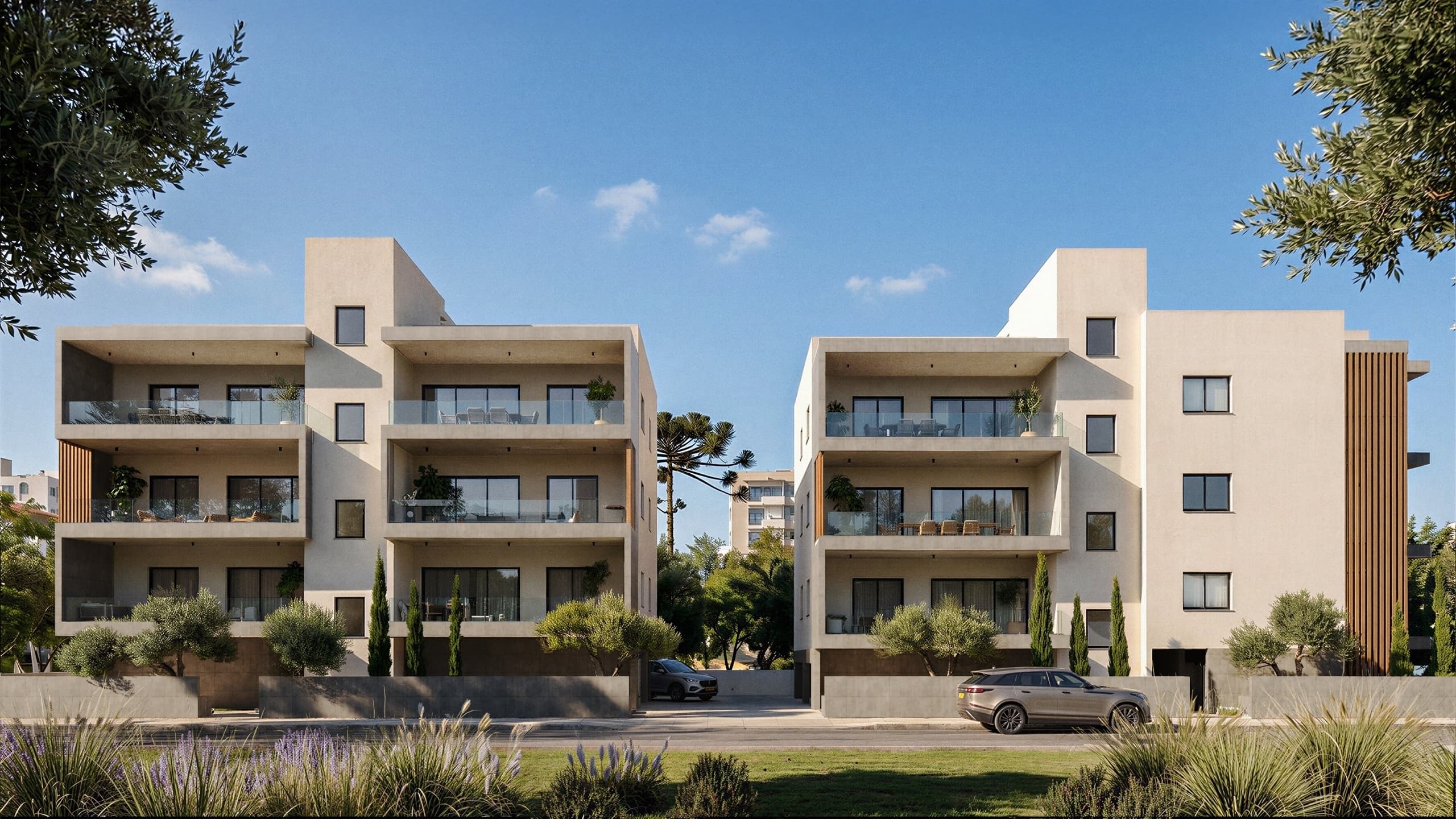 2-bedrooms apartments in Paphos, Cyprus.