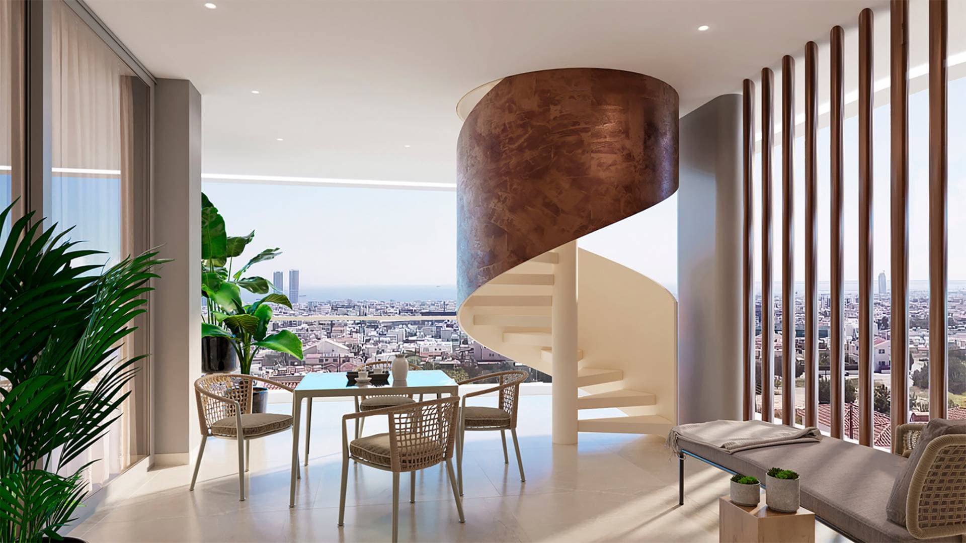 3-bedrooms apartments in Limassol, Cyprus.