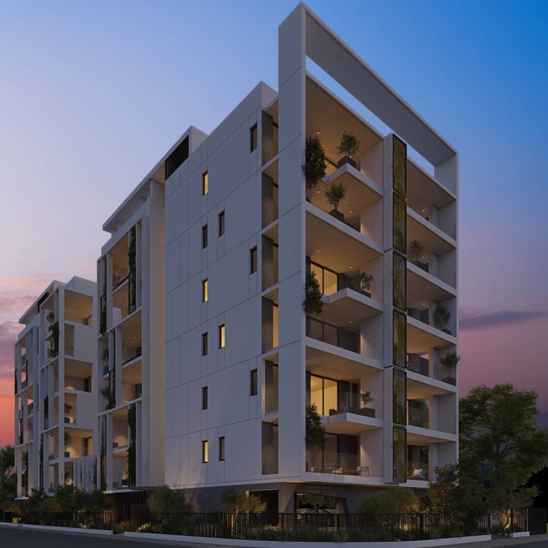2-bedrooms apartments in Nicosia, Cyprus.