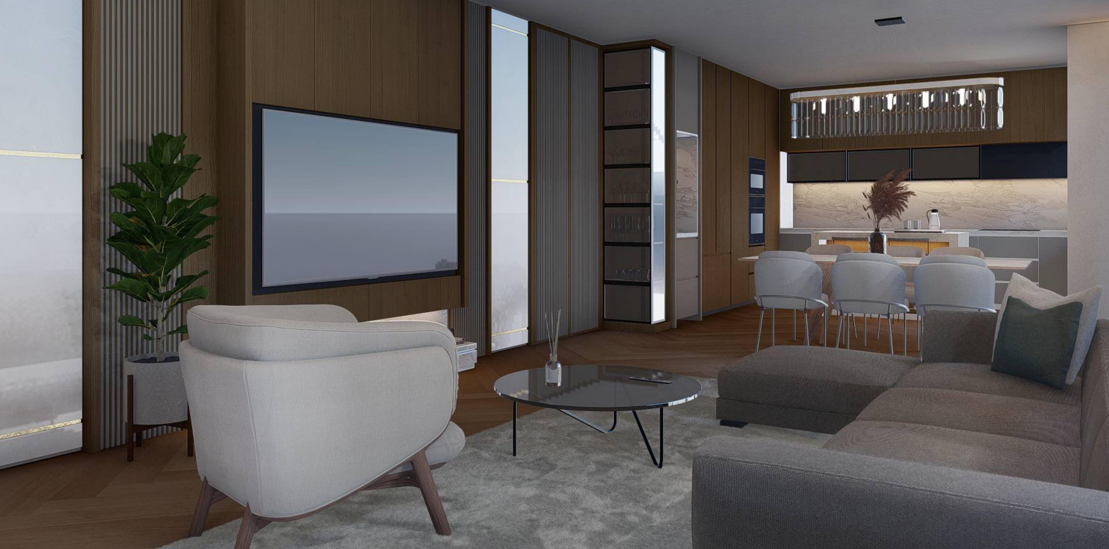 2-bedrooms apartments in Limassol, Cyprus.