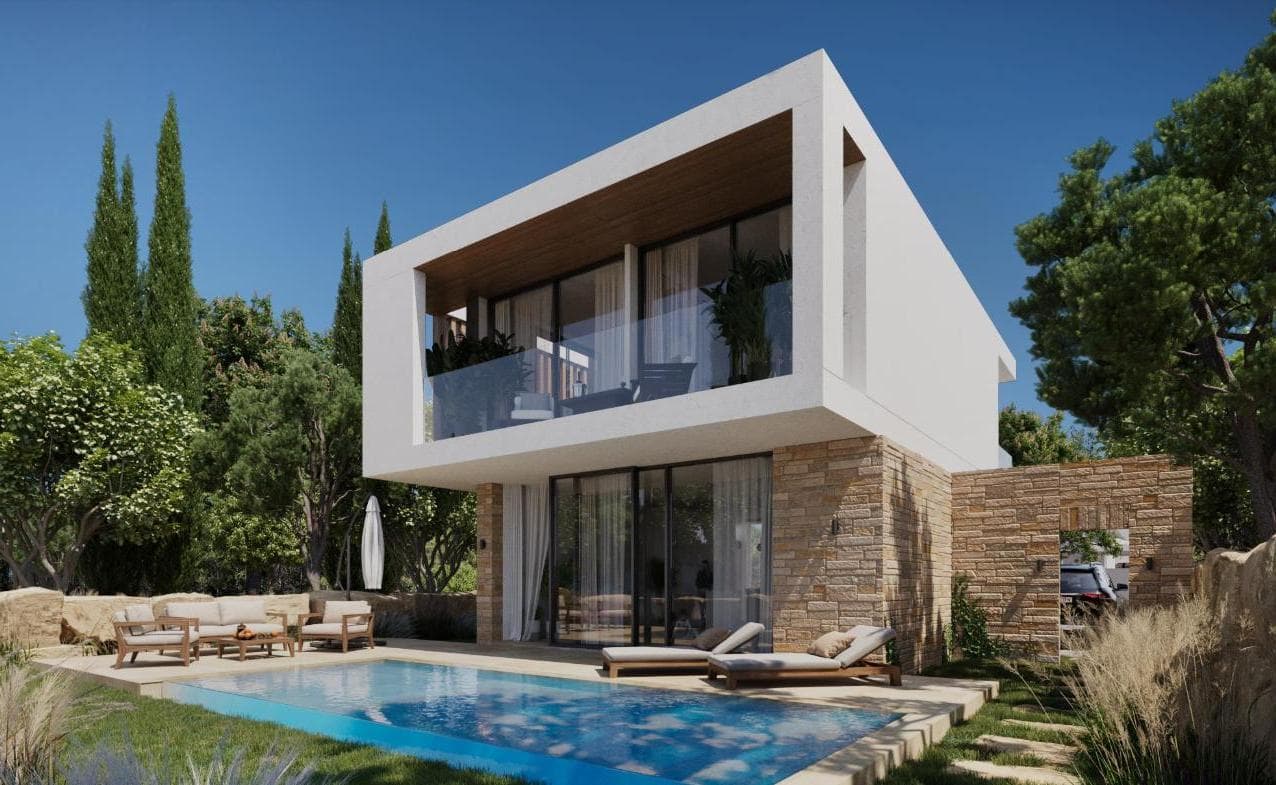 3-bedrooms house in Paphos, Cyprus.