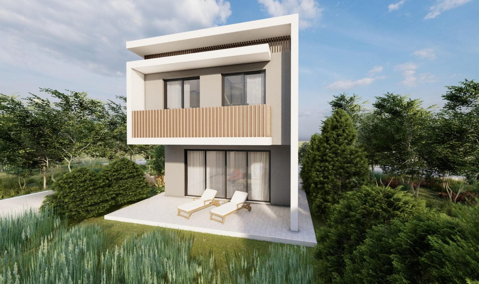3-bedrooms house in Paphos, Cyprus.