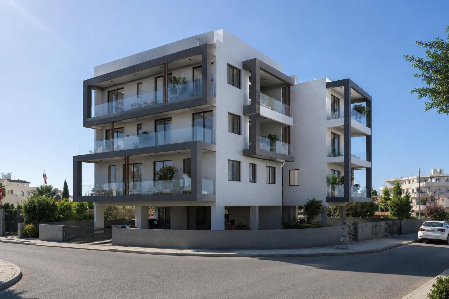 3-bedrooms apartments in Paphos, Cyprus.