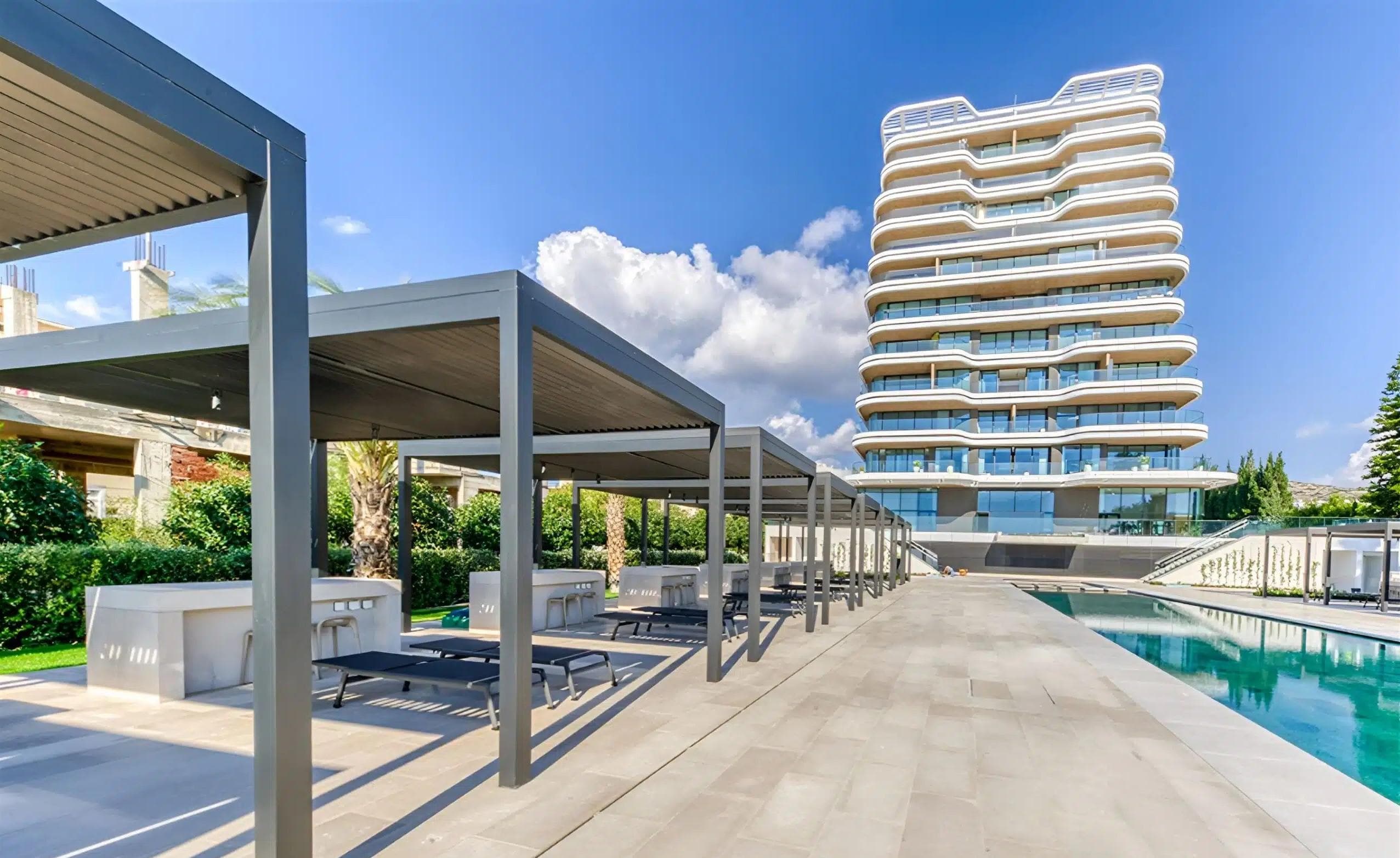 2-bedrooms apartments in Limassol, Cyprus.