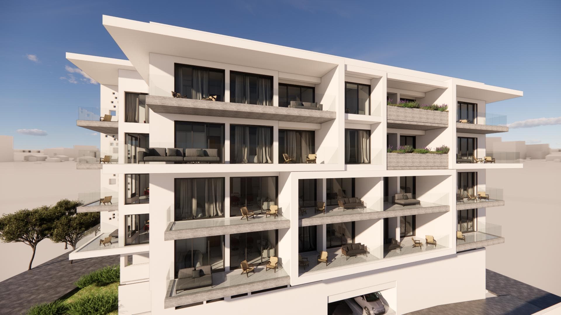 2-bedrooms apartments in Paphos, Cyprus.