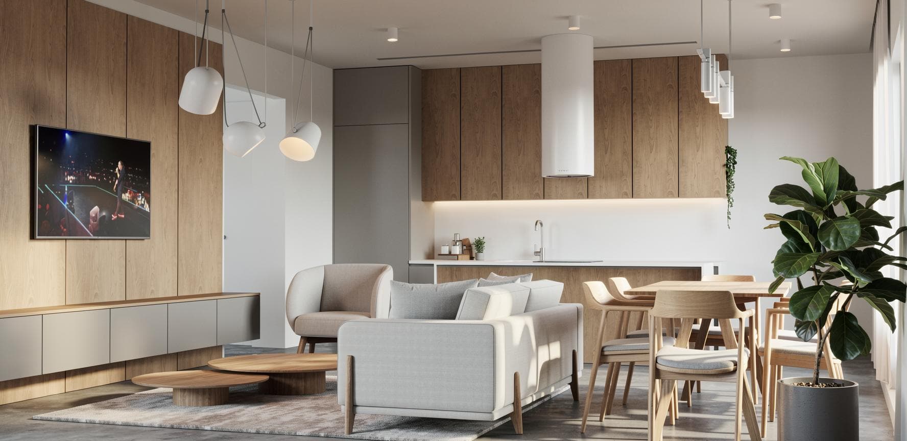 1-bedrooms apartments in Larnaca, Cyprus.