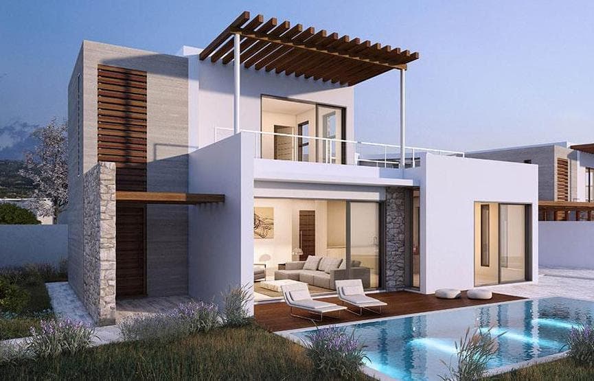 2-bedrooms house in Paphos, Cyprus.