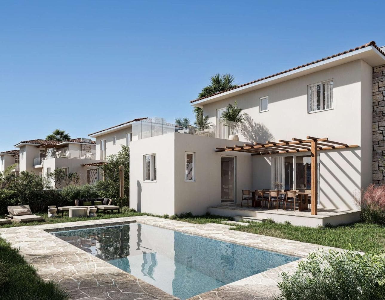 3-bedrooms house in Larnaca, Cyprus.
