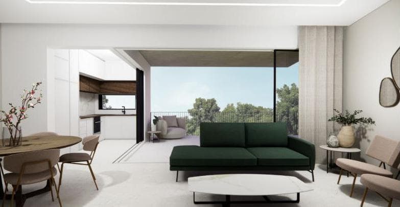 2-bedrooms apartments in Nicosia, Cyprus.