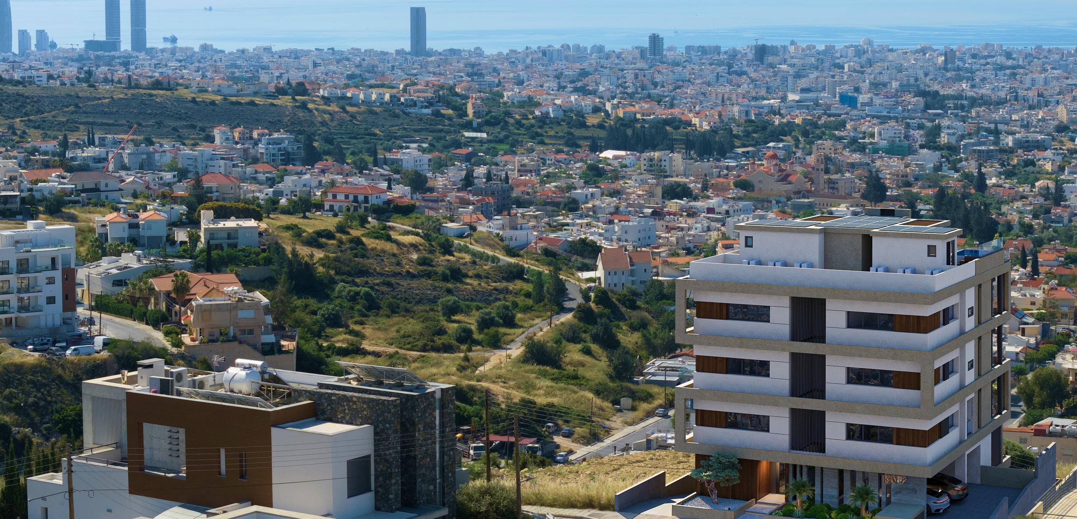 2-bedrooms apartments in Limassol, Cyprus.