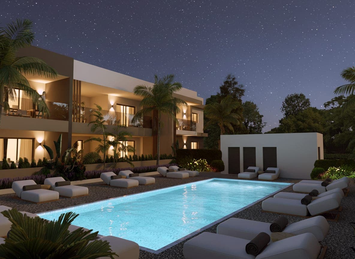 2-bedrooms apartments in Larnaca, Cyprus.