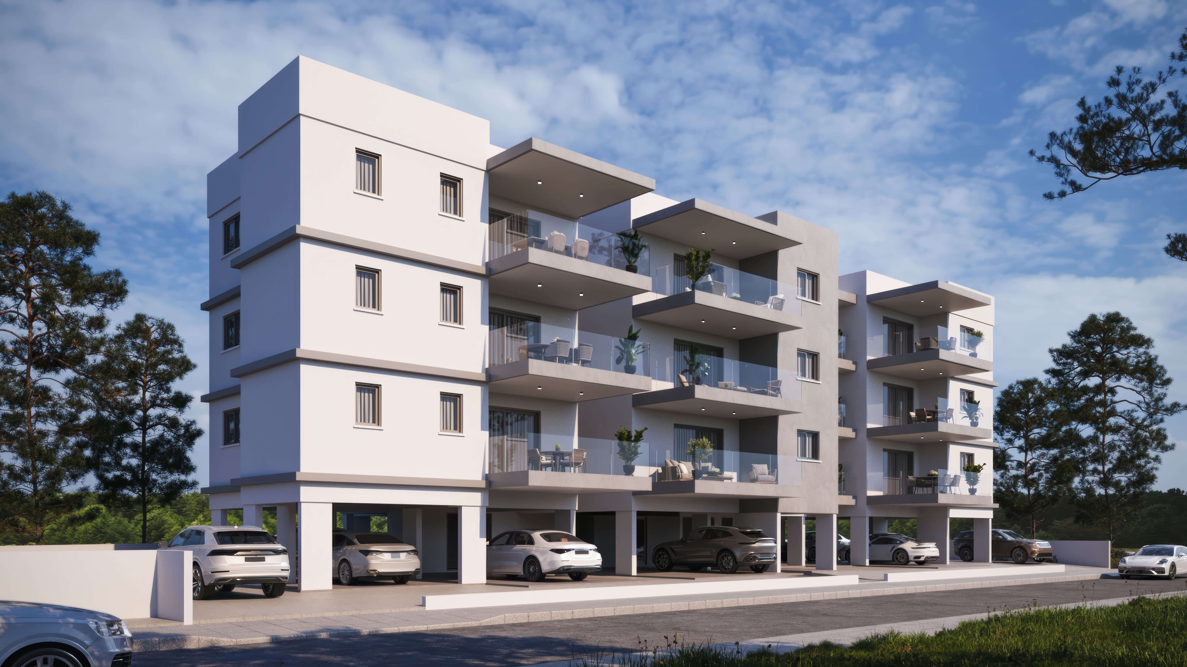 2-bedrooms apartments in Nicosia, Cyprus.
