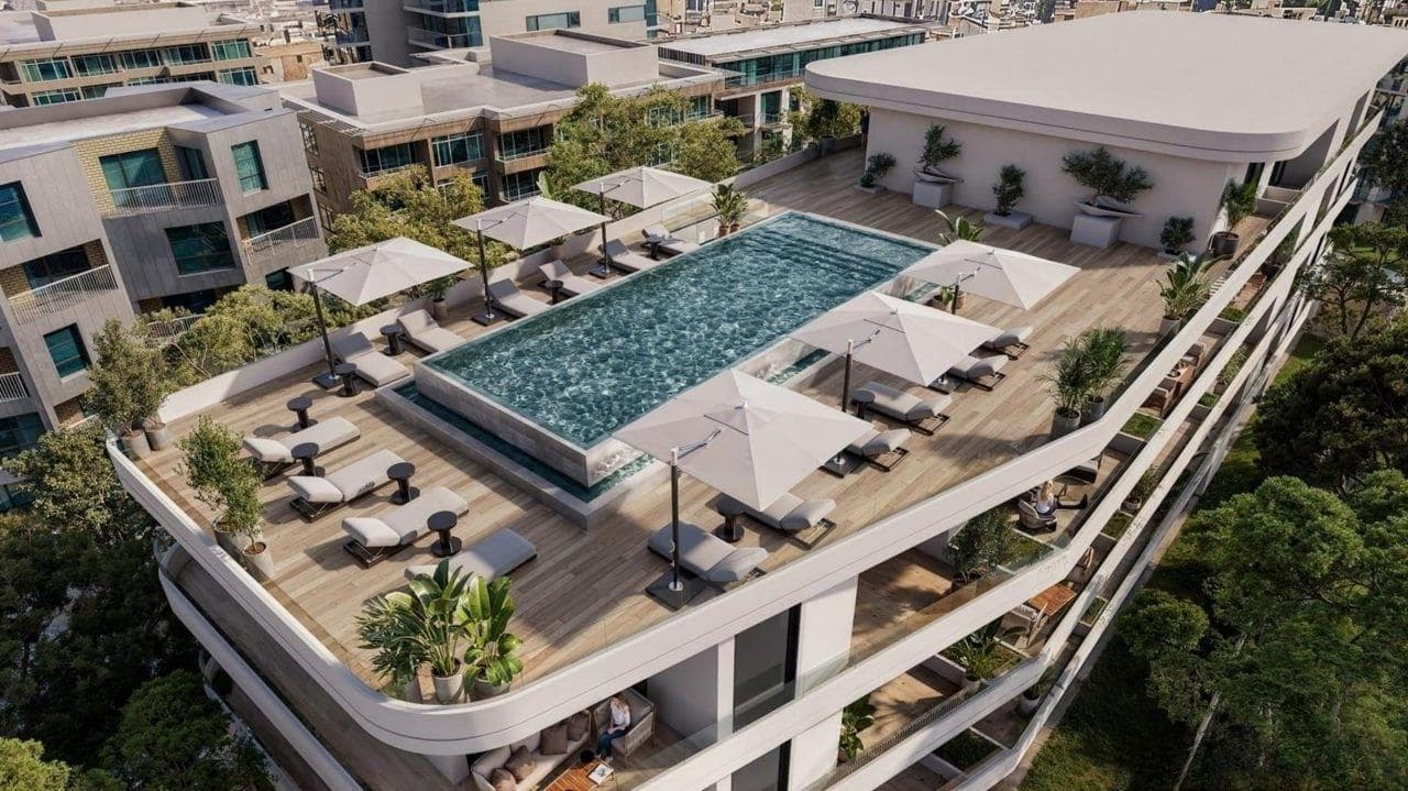 2-bedrooms apartments in Limassol, Cyprus.