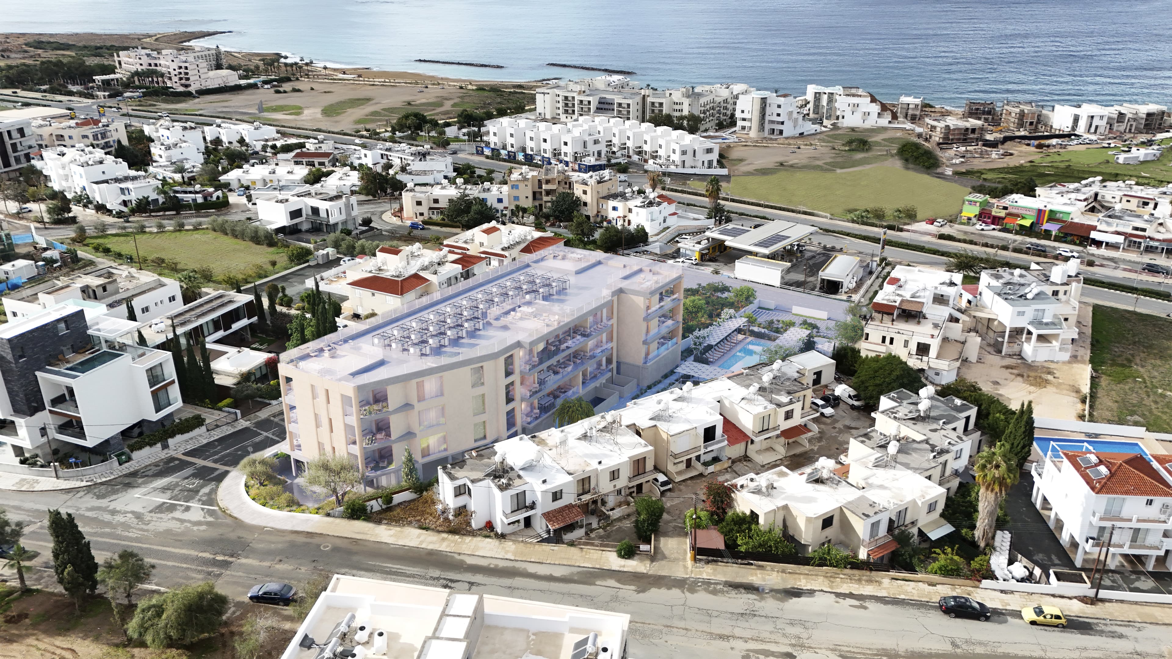 2-bedrooms apartments in Paphos, Cyprus.