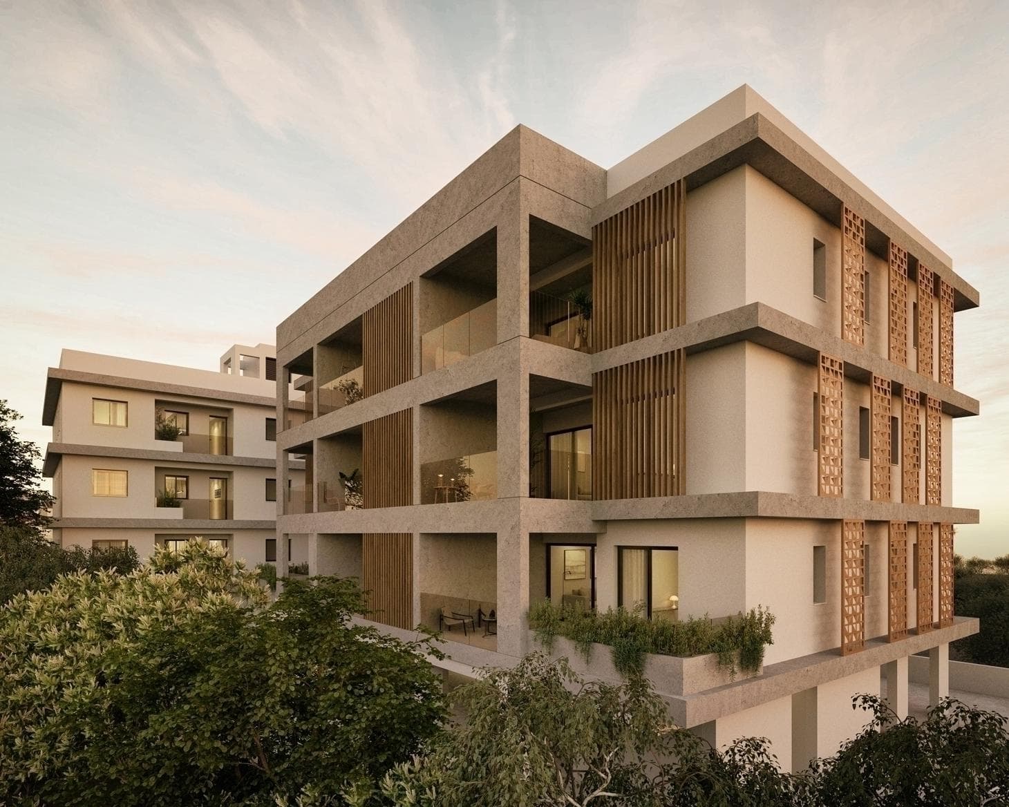 2-bedrooms apartments in Nicosia, Cyprus.