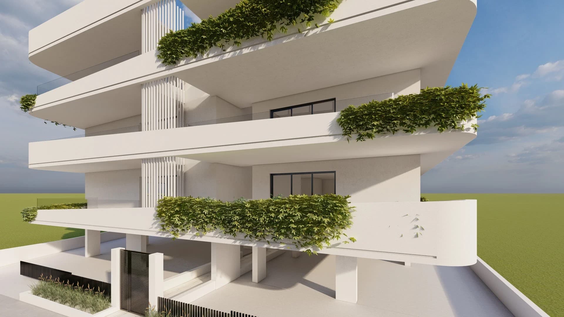 2-bedrooms apartments in Nicosia, Cyprus.