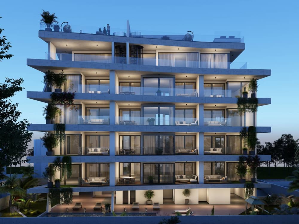 2-bedrooms apartments in Limassol, Cyprus.
