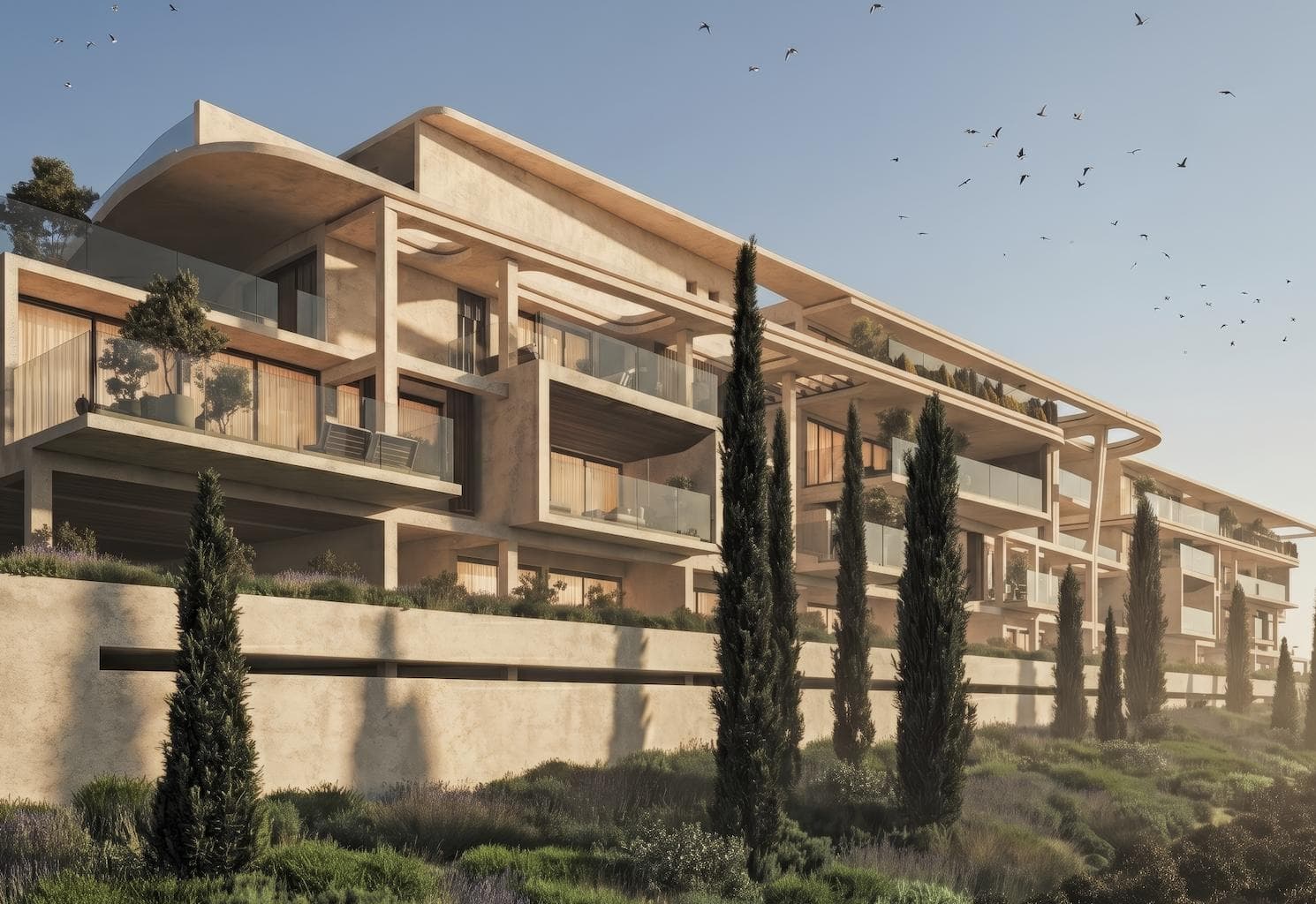 1-bedrooms apartments in Paphos, Cyprus.