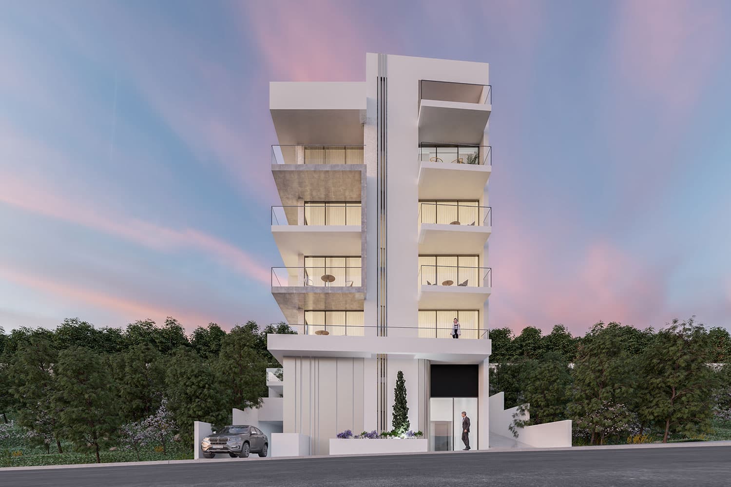 2-bedrooms apartments in Nicosia, Cyprus.