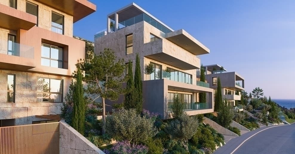 2-bedrooms apartments in Limassol, Cyprus.