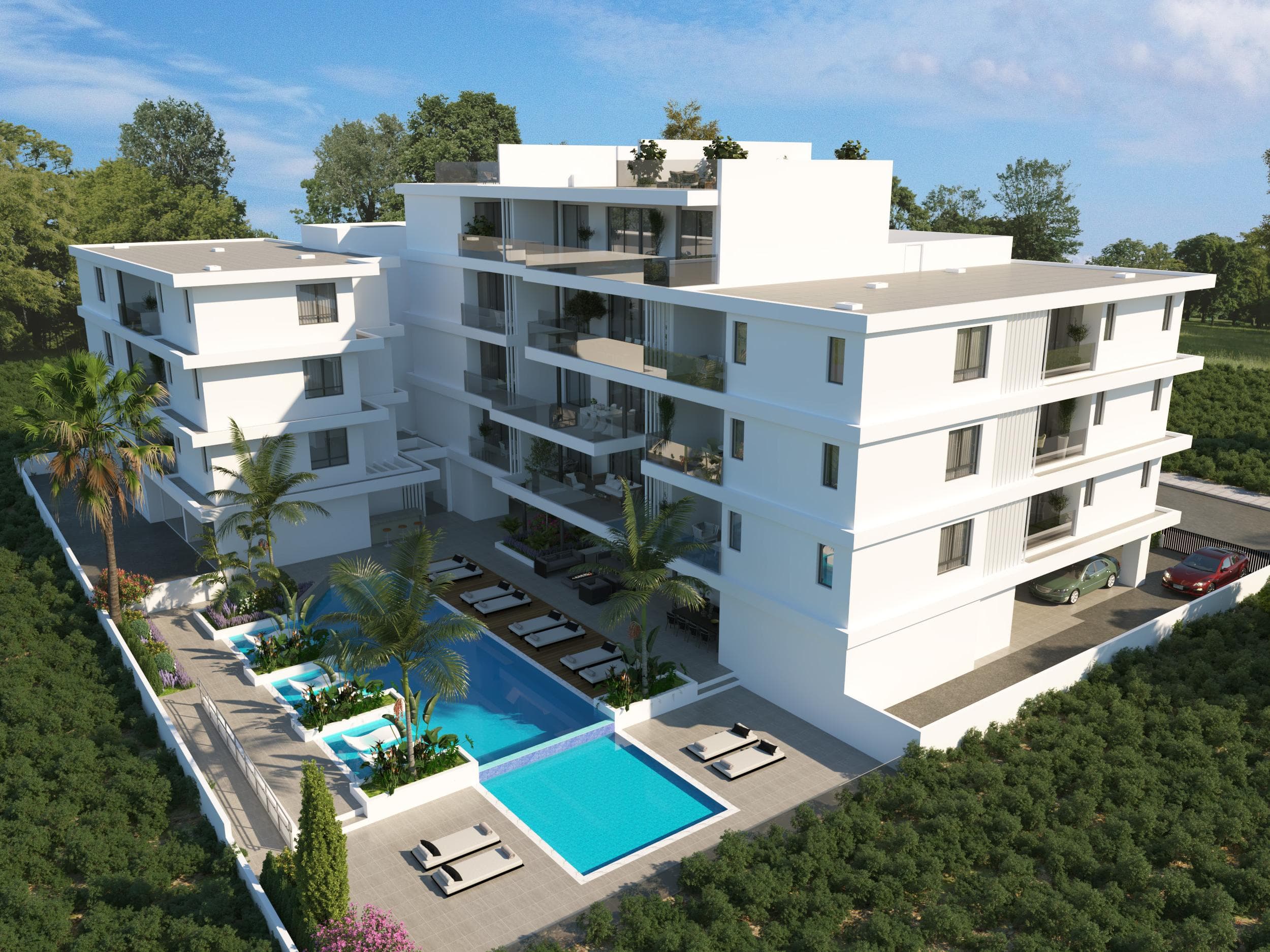 2-bedrooms apartments in Famagusta, Cyprus.