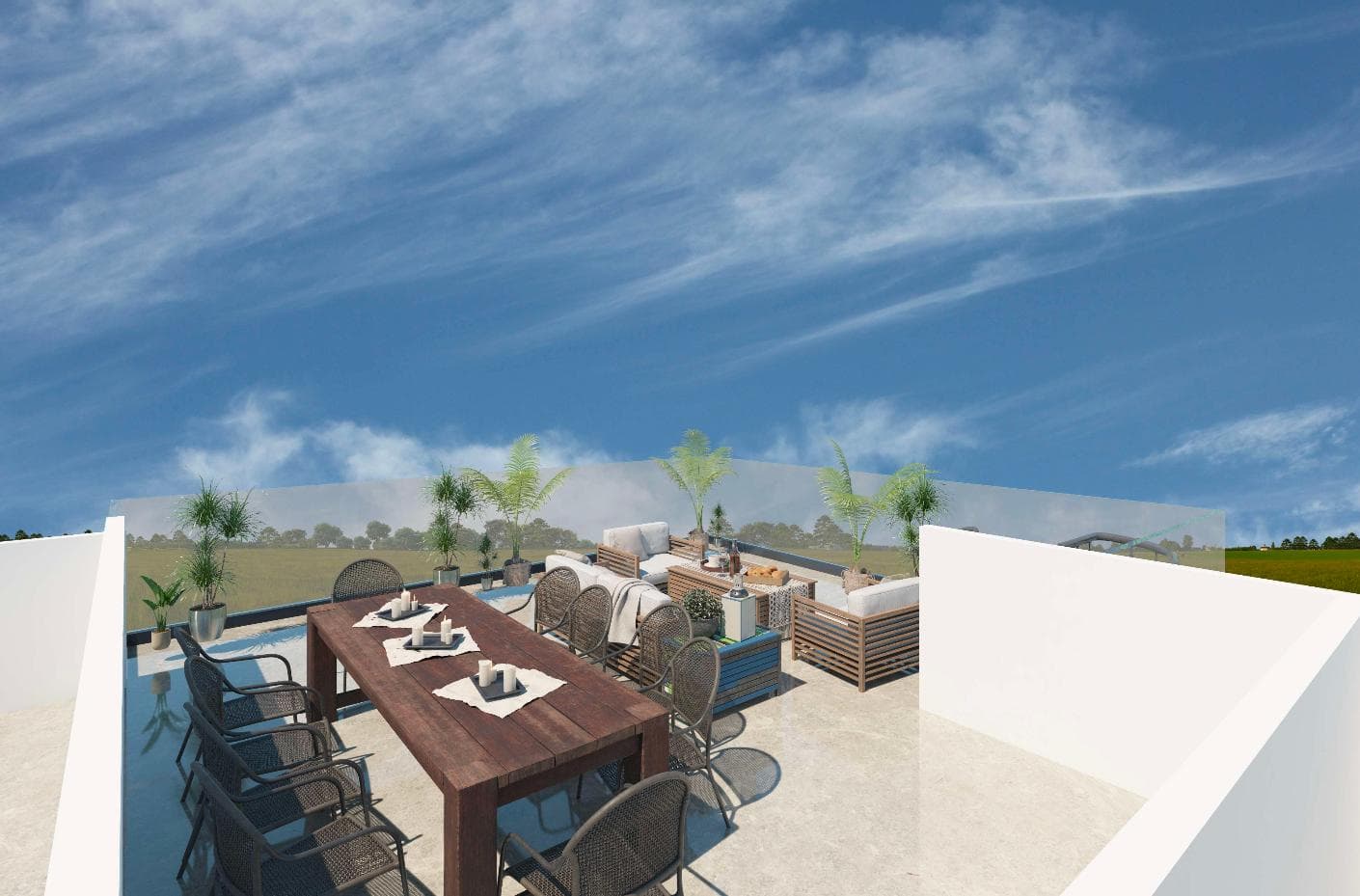 2-bedrooms apartments in Larnaca, Cyprus.