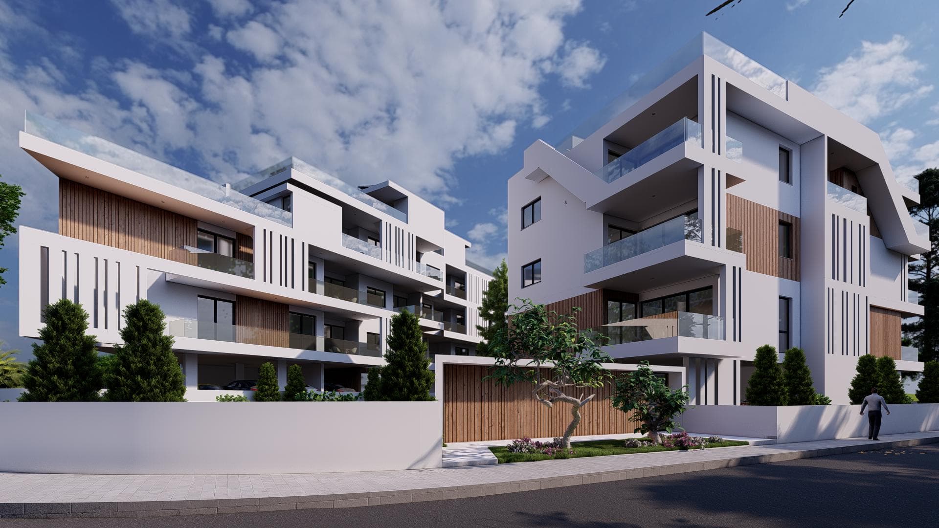 3-bedrooms apartments in Limassol, Cyprus.