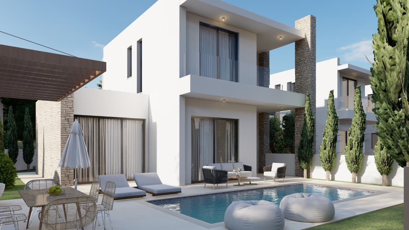 4-bedrooms house in Paphos, Cyprus.