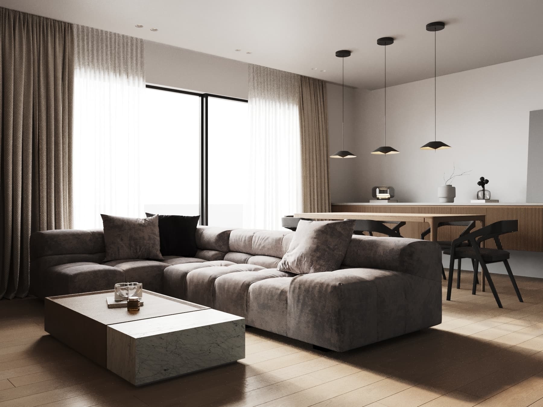 2-bedrooms apartments in Larnaca, Cyprus.