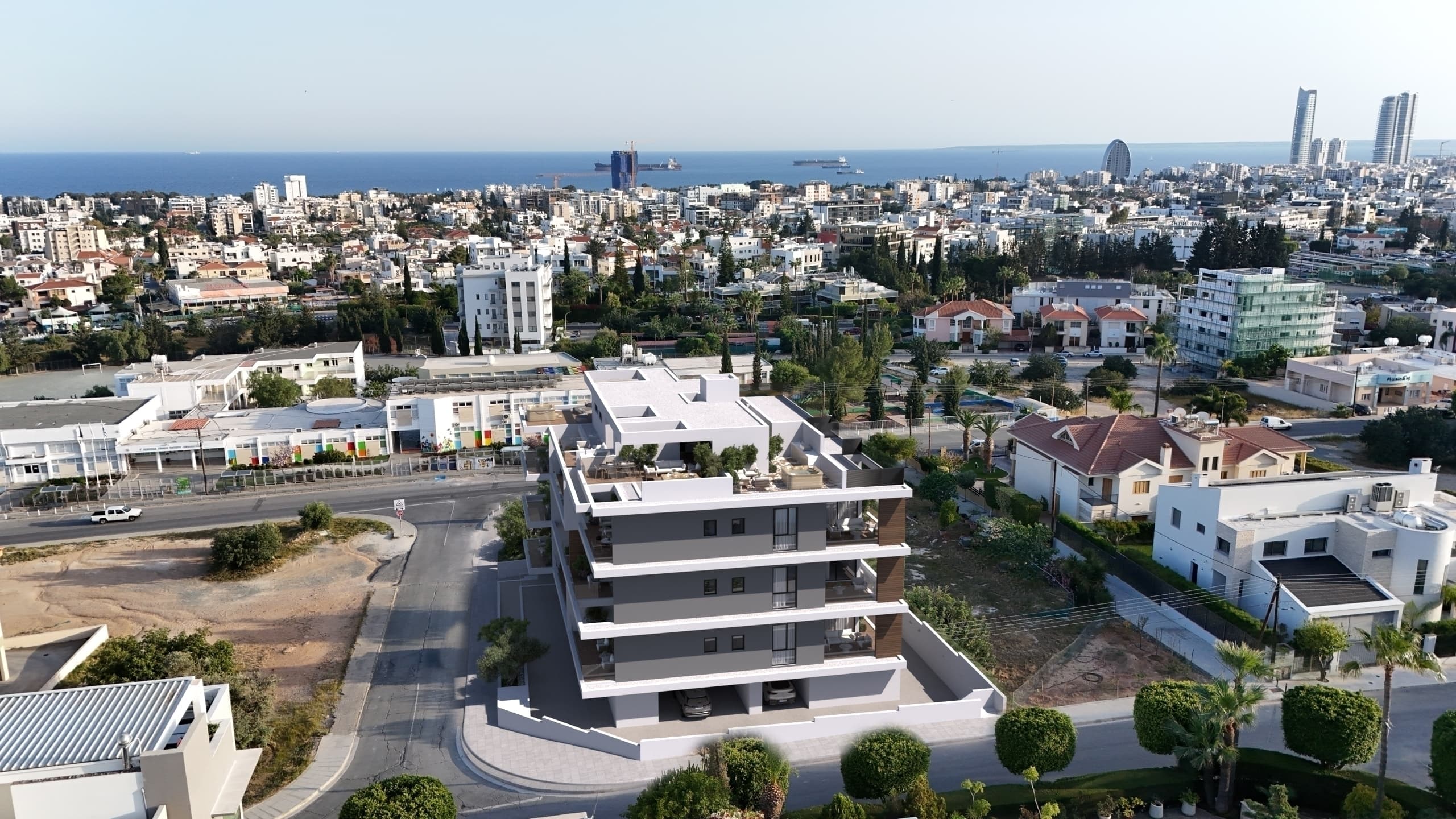3-bedrooms apartments in Limassol, Cyprus.