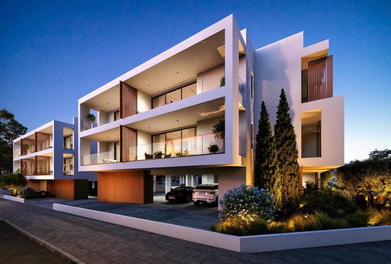 2-bedrooms apartments in Nicosia, Cyprus.
