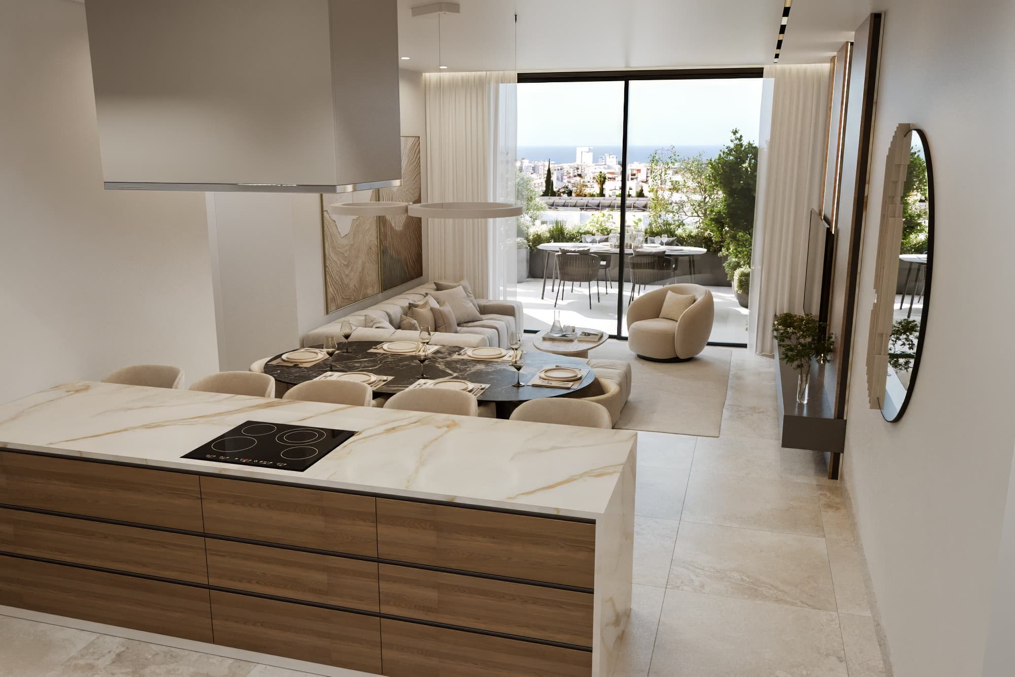 4-bedrooms apartments in Limassol, Cyprus.